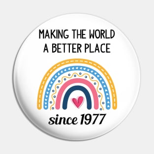 Making The World Better Since 1977 Pin