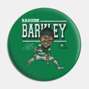 Saquon Barkley Cartoon Pin