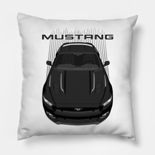 Mustang S550-GT-black Pillow