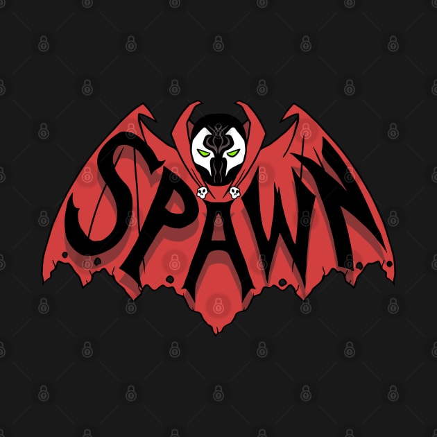 Holy Hell Spawn! (Black) by ChrisDoesComics