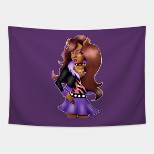 Clawdeen Wolf Monster High Tapestry