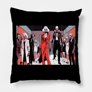 Horror Fashion Show Pillow