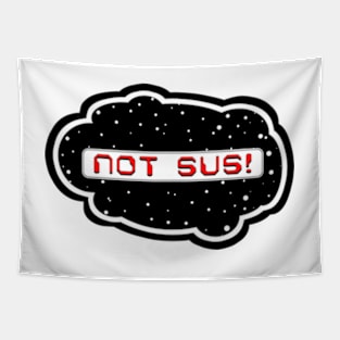 Red Not Sus! (Variant - Other colors in collection in shop) Tapestry