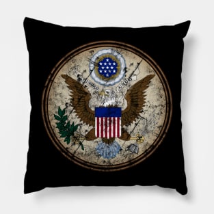 Usa Coat of Arms Pillow