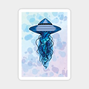 Deep Sea UFO Jellyfish Magnet