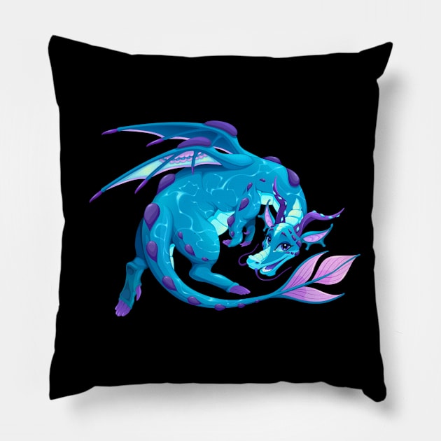 Dragon Water Pillow by ddraw