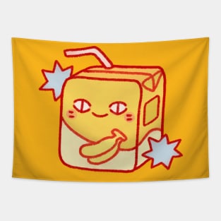 Cute Banana Milk Tapestry