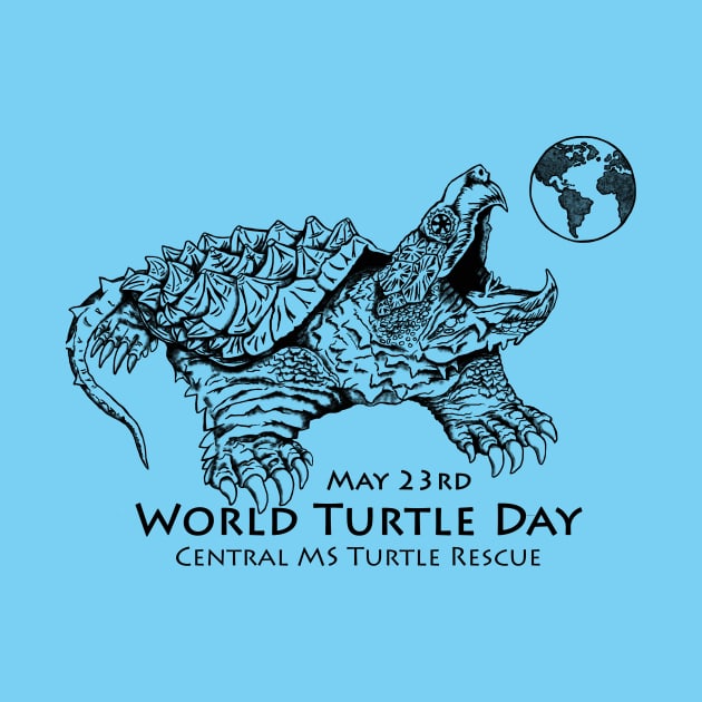 World Turtle Day - Snapping Turtle by CMTR Store