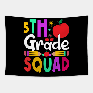 5th Grade Squad Teachers Boys Girls Funny Back To School Tapestry