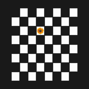 Sunflower Checkered Ska Music Punk T-Shirt