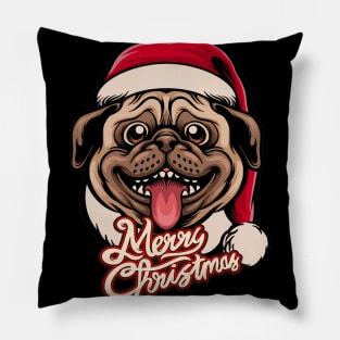 Vintage Santa Claus Retro Design Christmas Beer Funny Gift Idea Pillow