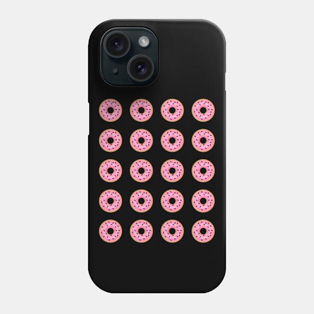 Pink Donut Pattern Phone Case by Family shirts