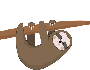 Marathon Running Slow Sloth Funny Gift Humor Sweet Magnet