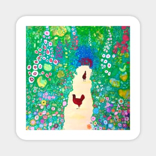 Klimt Garden Path Magnet