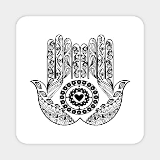 hamsa with love Magnet