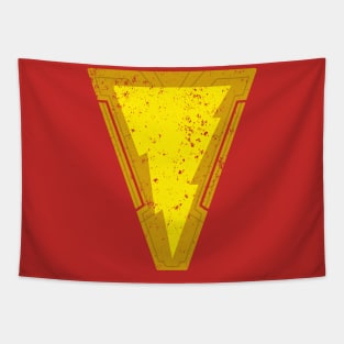 (/) Zachary Levi SHAZAM! grunge Tapestry