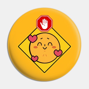 Alert Warning Facial Emoji Expressions #29 Pin