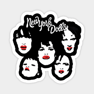 Retro Faces Magnet