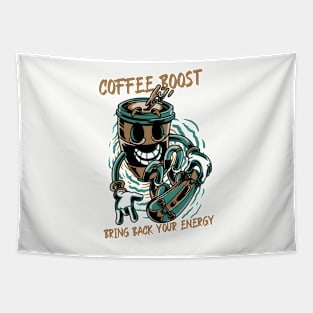 Coffee boost bring back your energy Tapestry