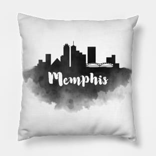 Memphis watercolor Pillow