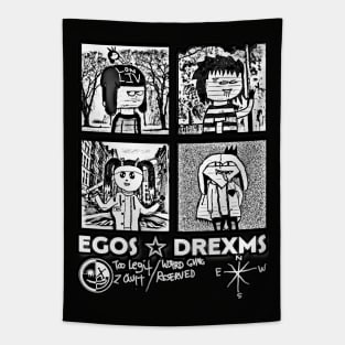 W3IRD GVNG ''EGOS + DREXMS'' Tapestry