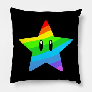 Invincibility Star 32bit Pillow