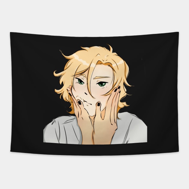 Ash Lynx Squish Tapestry by Sophprano