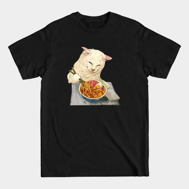 Discover Ramen Eating Boi - Cats - T-Shirt