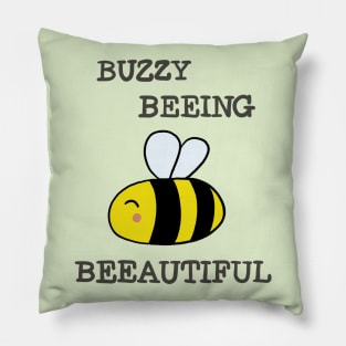 Buzzy Beeing Beeautiful Pillow