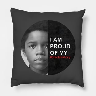 Boy Black History | Black History Month | Black Lives Matter | Juneteenth | Black Pride Pillow