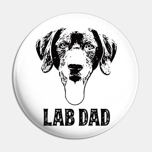 Black Lab Dad Labrador Pin by DoggyStyles