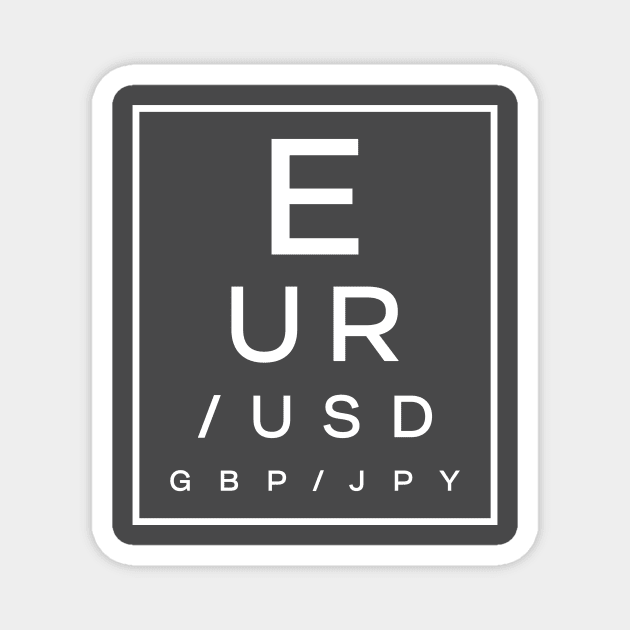 Forex Eye Exam Chart Magnet by investortees