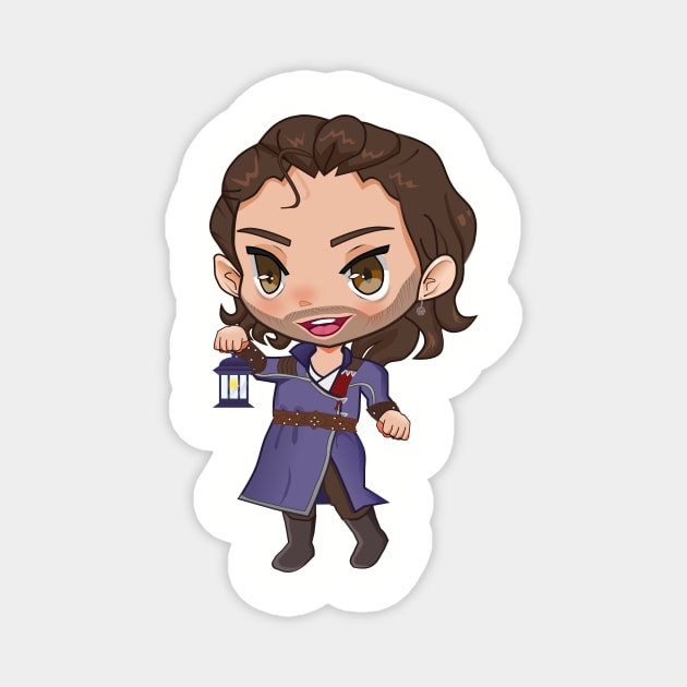 Gale Chibi Baldur's Gate 3 Magnet by nuwandafoer