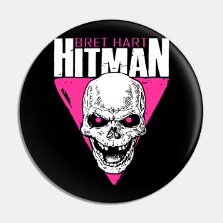 Bret Hart Skulls Pin