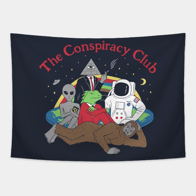 The Conspiracy Club Tapestry by Gammaray