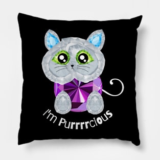 I'm Precious- Diamond Cat Pun Pillow