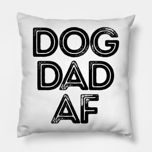 Dog dad af T-shirt Pillow