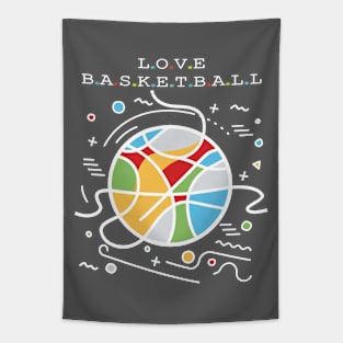 Love Basketball Tapestry