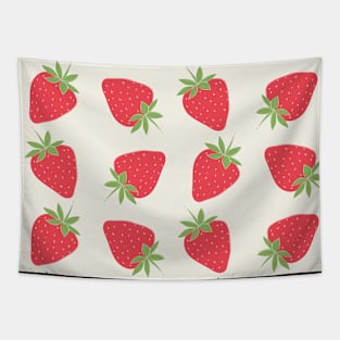 Summer Strawberries Tapestry