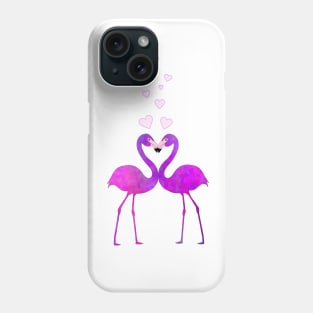 Flamingo Love Connection Phone Case