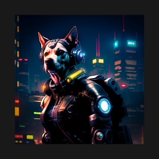 Cyberpunk Dog T-Shirt