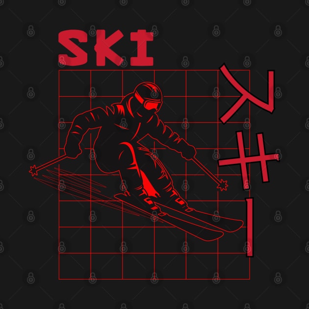 Ski Japan Japanese 90s style by Pharmacy Tech Gifts