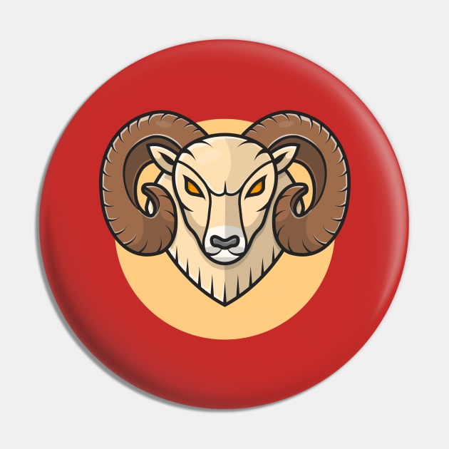 Angry Ram Mascot Cartoon Vector Icon Illustration (2) Pin by Catalyst Labs