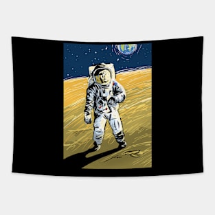 Man on the moon Tapestry