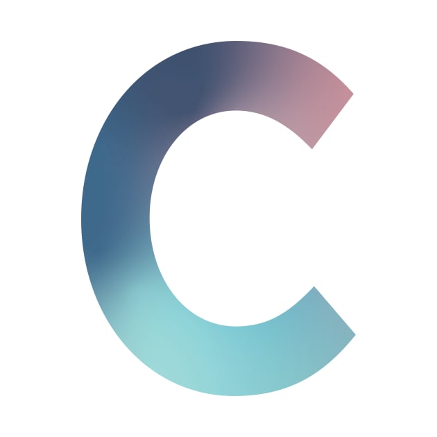 Gradient Letter C Initial Alphabet by murialbezanson