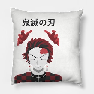 demon slayer (kimetsu no yaiba) Pillow