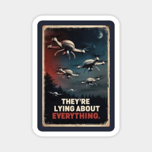 New Jersey Drones UFO Magnet