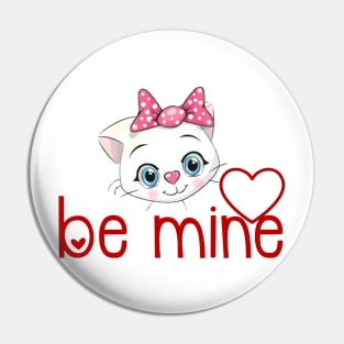 happy valentines be mine Pin