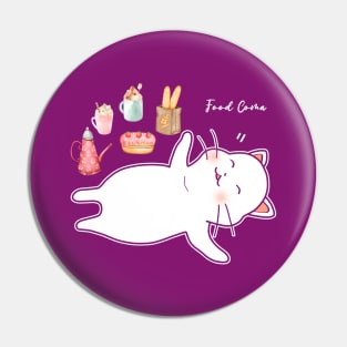 Food Coma Pin