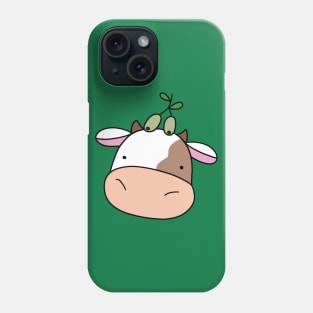 Olive Cow Face Phone Case